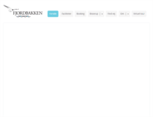 Tablet Screenshot of fjordbakken.com